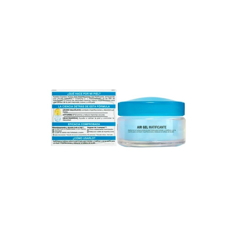 Garnier Express Aclara Crema Matificante | Vitamina C, Niacinamida y