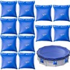 12 Pack Swimming Pool Cover Weights - 0.4 mm PVC