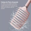 Veraly Cepillo Arqueado Desenredar Cabello Colores Pastel Hueco