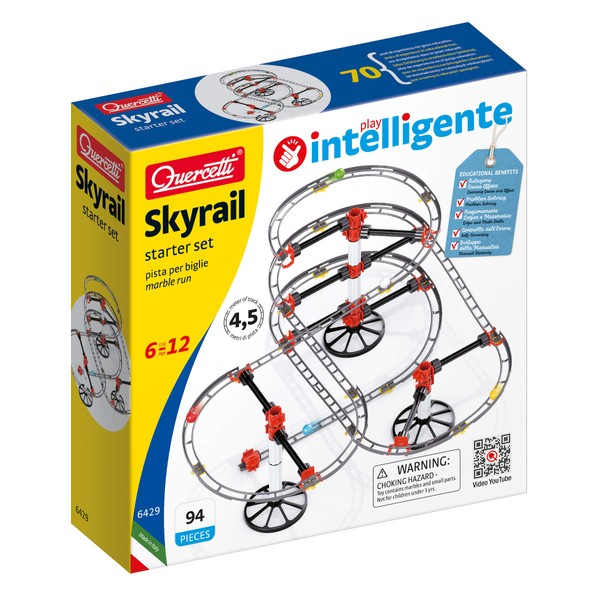 Quercetti 6429 Skyrail Starter Set Marble Runs STEM Educational Learning Toy