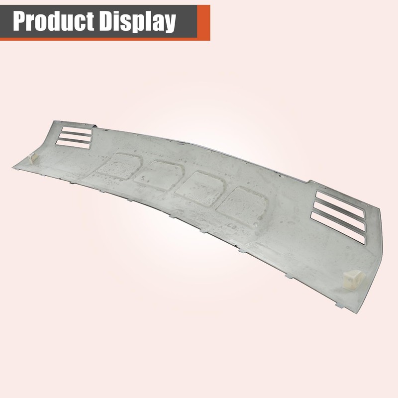 labwork Front Bumper Lower Valance Skid Plate Glossy Black without