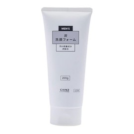 CAINZ Men's Charcoal Facial Wash Foam, 7.1 oz (200 g)