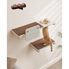Feandrea Clickat Large Cat Shelf, Cat Wall Shelf, Wall-Mounted Cat