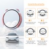 Car Steering Wheel Cover, Elastic Stretch Fluffy Soft Plush Steering