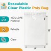 Shop4Mailers 9 x 12 Clear Plastic Poly Bags 1.5 Mil