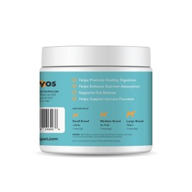 MYOS Probiotic Chew for Dogs - Daily Digestive Support, Promotes Complete Gut Health, Aids Digestion, Enhances Nutrient Absorption, Supports Healthy Stool - All-in-One Chewable Supplement