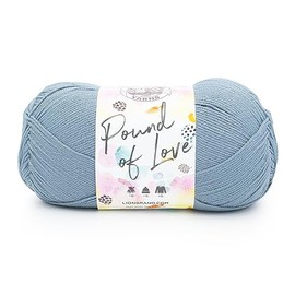 Lion Brand Yarn Pound of Love Hilo, 1 paquete, cadete