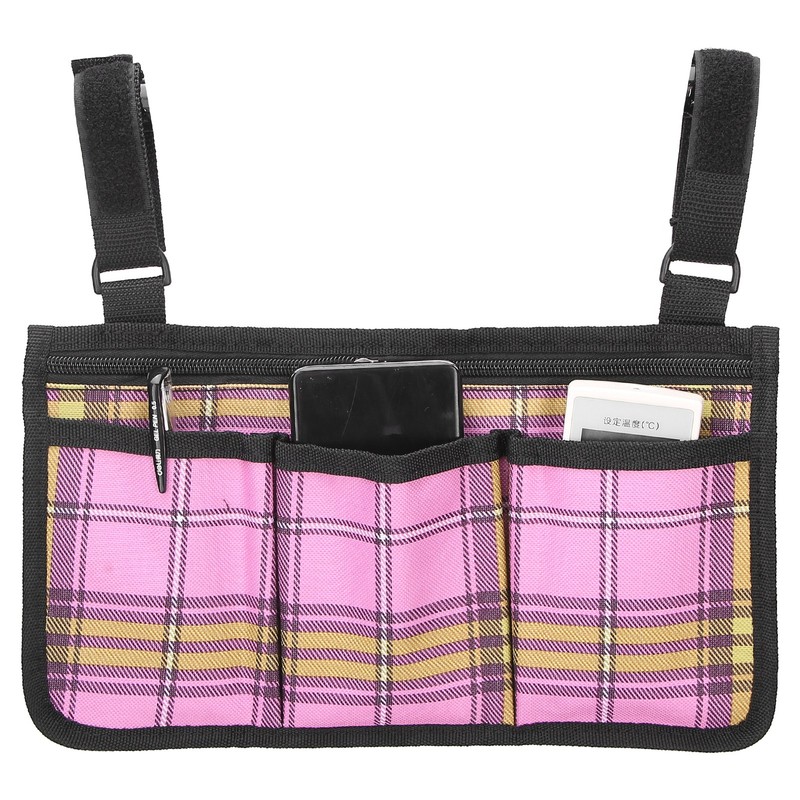 Multifunctional Wheelchair Side Bag Durable Waterproof Chair Side Pocket Storage