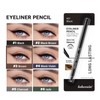 Wugbc 2 Pcs Brown Gel Eyeliner, Waterproof Eyeliner Pencil Smooth