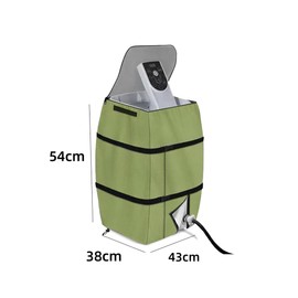 HotTub Spa Heater Pump Cover,Inflatable Cover for HotTub Spa Heater Pump,Hot Tub Pump Enclosure for Waterproof and Sunscreen with Zipper Opening (Green)