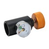 CO2 Refill Adapter Connector Valve ASA with 3000psi Pressure Gauge