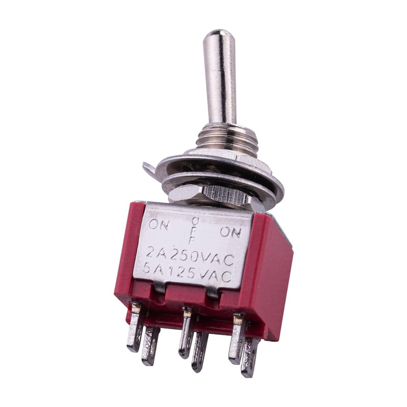 DIAO79NI 3 Way SPDT Guitar Mini Toggle Switch 6 Pin