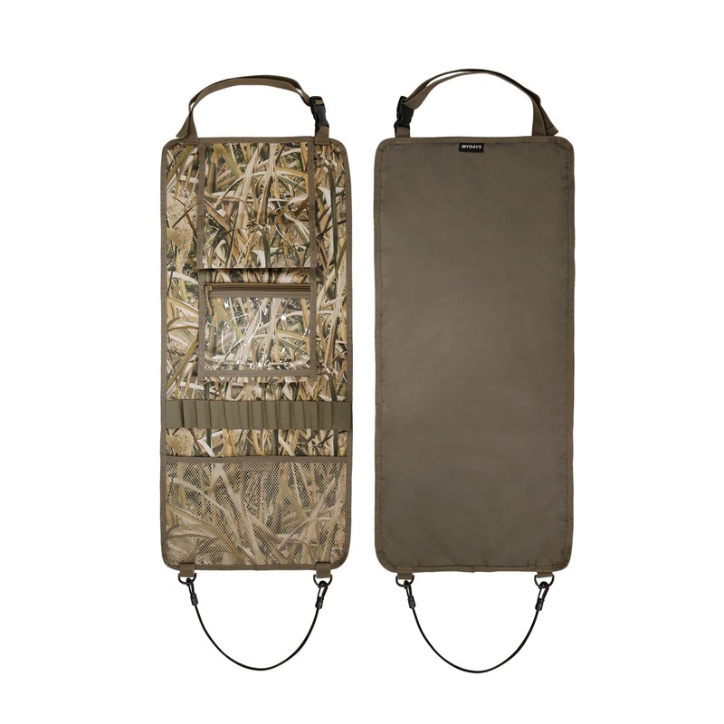 MYDAYS 2 Pack Tactical Seat Back Gun Rack, Camo Front