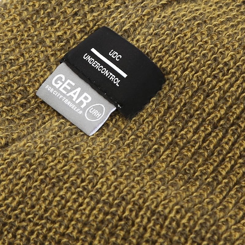 UNDERCONTROL Steel Logo Label Unisex Autumn Winter Acrylic Thick Warm