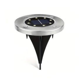 MinMuYuan Solar Powered Floor, Waterproof, Upgraded Outdoor Garden Bright Floor Lights, Pathway, Courtyard, Deck, Lawn, Courtyard, Corridor Landscape Lights (12 Pieces)