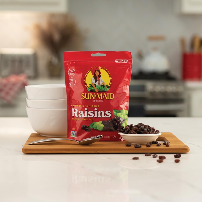 Sun-Maid California Sun-Dried Raisins - (2 Pack) 32 oz Resealable