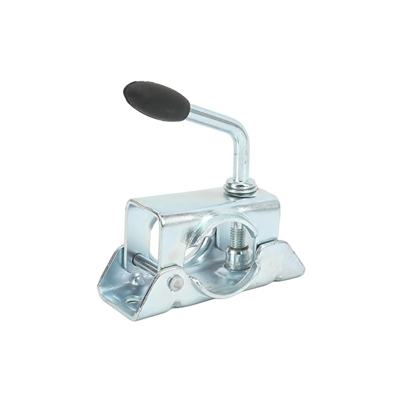 Depisuta Trailer Jack Wheel Split Clamp, Galvanized Iron Trailer Jack
