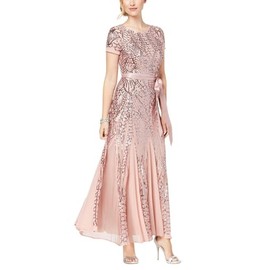 R&M Richards Women's Mother of The Bride Dresses for Wedding - Evening Gown, Mauve, 6