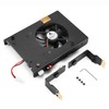 Radioddity G90-H1 Bracket Holder Quiet Cooling Fan 2-in-1 for Xiegu