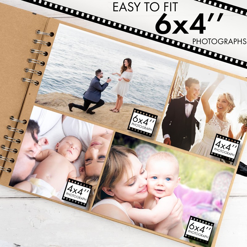 Bstorify Large Photo Album Scrapbook 50 Pages 28 x 22