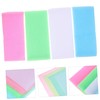 PACKOVE 4Pcs Exfoliating Bath Towels Portable Back Scrubber with Soft