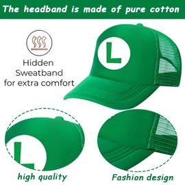 Marrio Children's Baseball Cap, 2 Pieces, Marrio Baseball Cap, Adjustable Baseball Cap, Cartoon Baseball Cap with Flat Brim, Adjustable Baseboard Hat for Boys Girls 2-8 Years, black