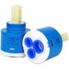 Set of 2 Ceramic Tap Cartridge, 35 mm Fittings Replacement