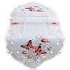 Raebel OHG Tablecloth 40 x 140 cm Oval Champagne Butterflies