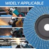 BEASAFY Pack of 10 Serrated Discs, Sanding Disc, 80 Grit,
