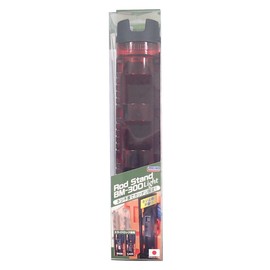 MEIHO BM-300 Rod Stand, Light, Clear Red x Black