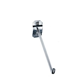 Triton Products 61629 Stainless Steel LocHook 6-Inch Single Rod 90-Degree Bend 1/4-Inch Dia, Pegboard Hook for Stainless Steel LocBoard, 3-Pack