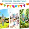 TUTHKOTH Articulated Rainbow Nutcracker Statue for Adults - 10.2 Inch