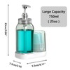 Luvan Mouthwash Dispenser for Bathroom, 25oz Mouthwash Pump Bottle with