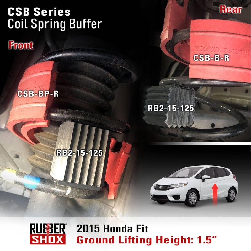 U.S. RubberShox CSB Series Front-Rear Car Coil Spring Buffer Cushion/Automotive