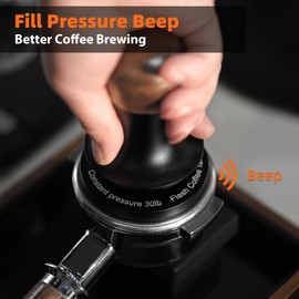 MHW-3BOMBER 58mm Coffee Tamper 2.0 with Sound Feedback 30lb/15lb, Espresso Tamper Constant Pressure with 3 Spring Loaded, Newbie/Female Friendly Coffee Accessories, Modell: T6172T