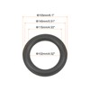 QUARKZMAN Rubber Speaker Foam Edge Circumference Rings 6.5 Inch 102