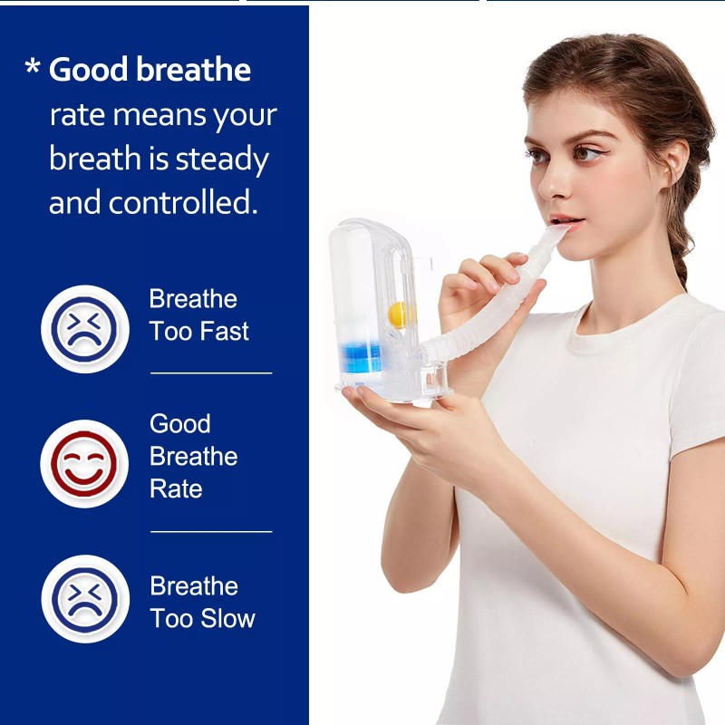 TyeinGo 6000ml Lung Exerciser Breathing Trainer for Enhanced Respiratory Fitness