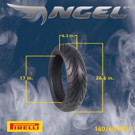 Pirelli Angel ST 160/60ZR17 (69W) Rear Motorcycle Tire – High-Performance Sport Touring Tire for Enhanced Grip, Durability & Stability – Fits Sport & Touring Bikes