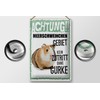 FEMER Tin Sign with German Text 20 x 30 cm