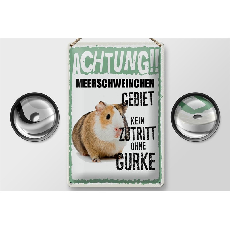 FEMER Tin Sign with German Text 20 x 30 cm