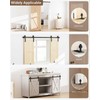 WINSOON Sliding Barn Door Floor Guide - Adjustable Stay Rollers