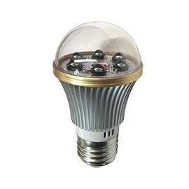 Total Invisible Super Wide 940nM IR Light Bulb Lamp (6 High Power LED illuminators) 20ft Range, 160 deg, 120VAC
