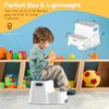 Toddler Step Stool,2 Step Stools for Kids with Anti-Slip Surface