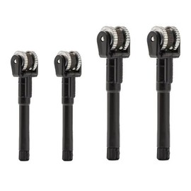 SquEqu 4 Pack Flint Wheel Replacement Barrel Friction Spark Striker Mechanism Rod Stem Striking Lighting Parts for Clipper Lighters CP11 CMP11 CP22 CMP22 Repair Refill Starting Fire 3.5cm 4.3cm