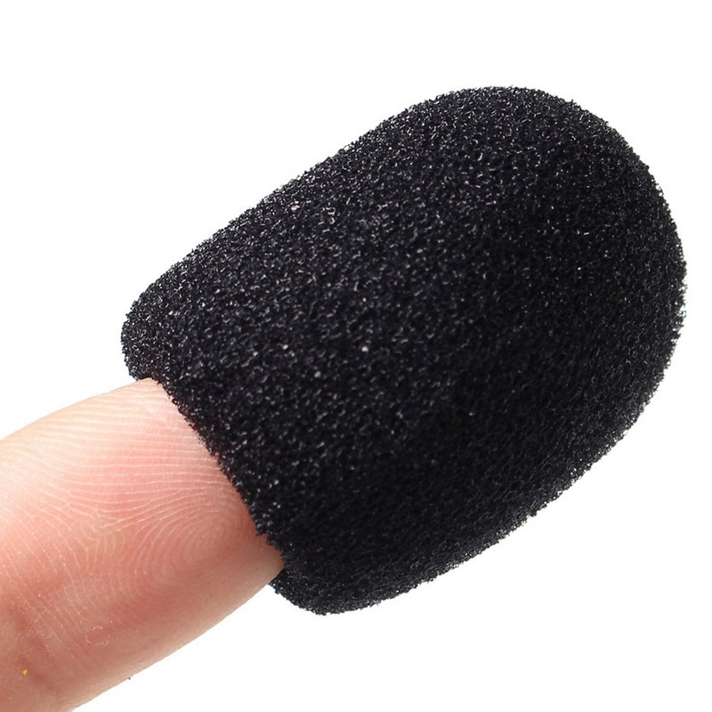 15 Pack Foam Microphone Windscreen, Lapel Headset Microphone Sponge Mini