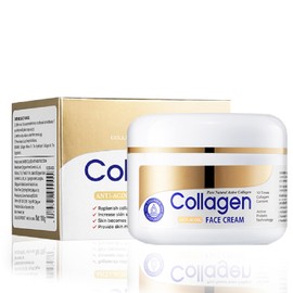 Collagen Anti-Wrinkle & Hydrating Day Cream, Anti Aging face cream for women, Boost Collagen Skin-Clearing, Long Lasting Moisturiser for All Skin Types Especially for Mature Skin