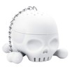 Hoobbe Totenkopf-13215 Tee-Ei Totenkopf, Silikon, Weiß, Standard