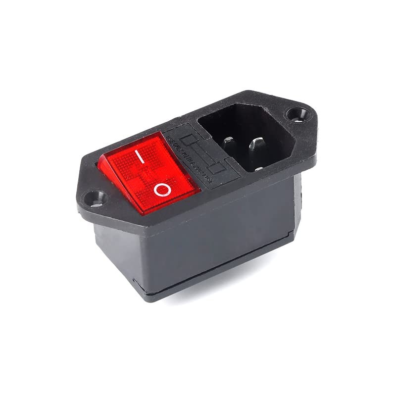 EC Buying 3Pcs AC-14-F16C Electrical Switch Power Socket with KCD4