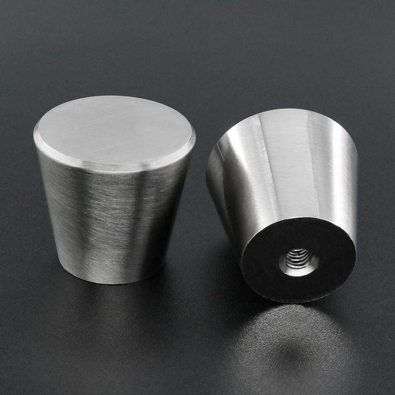 LONTAN Pack of 20 Furniture Knobs, Brushed Stainless Steel Cabinet