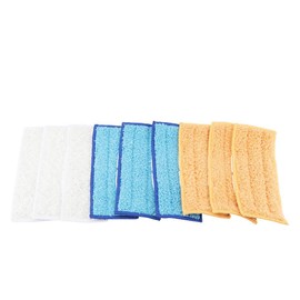 9 Pcs Replacement Microfiber Mop Washable Mop Head Mop Pads Robot Brush Spare Parts Fit for Irobot Braava Jet 240 241